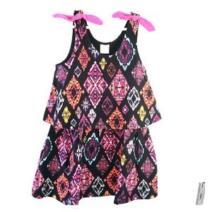 Diamond pattern dress